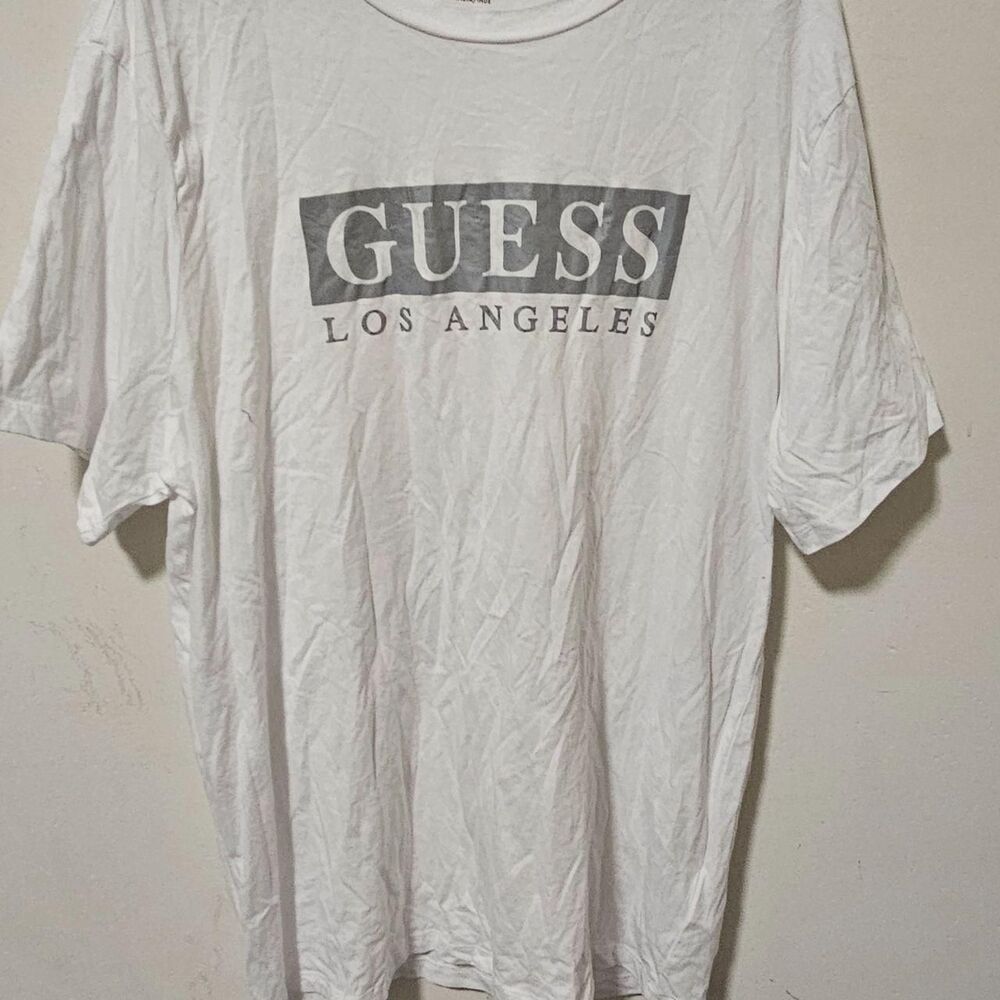 Guess Men's White T-shirt